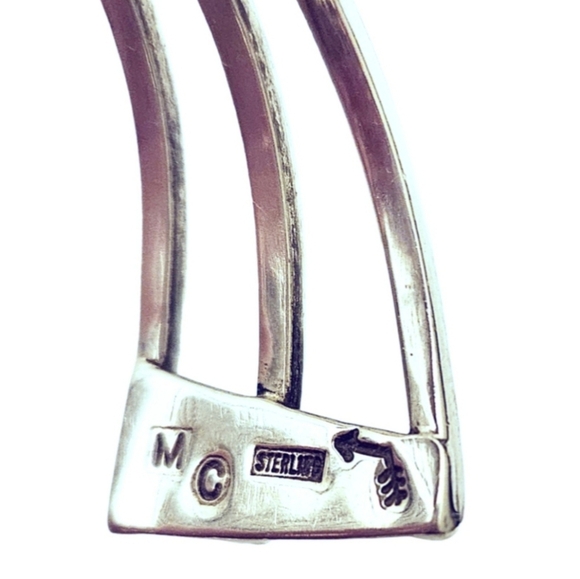 Vintage Navajo Melvin Chee Sterling Silver & Turauoise Cuff Bracelet - Picture 4 of 4